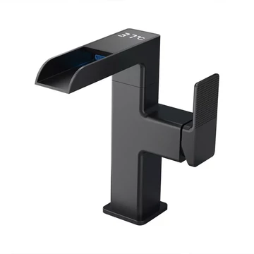 Austler FH-3123 Smart Mosdó csaptelep, Digitális vízhőfok kijelző, Fekete