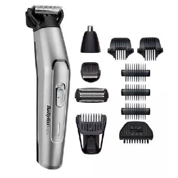 BaByliss MT861E 11 az 1-ben, Arc- és testszőrtelenítő készlet, Vízálló, Szürke