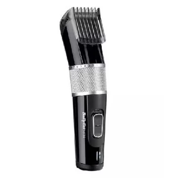 BaByliss E973E Vezeték nélküli hajvágó, 60 perces üzemidővel, Ezüst/Fekete