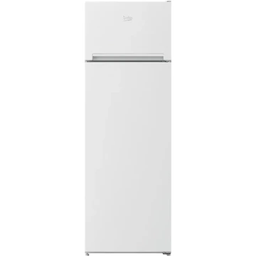 Beko RDSA280K40WN Felülfagyasztós kombinált hűtőszekrény E, 204L/46L, Nofrost nélkül, 37 dB, Fehér