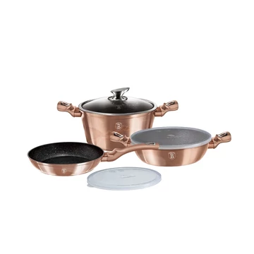 Berlinger Haus BH-7047 Rose Gold Collection 6 részes edénykészlet