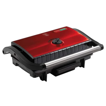 BERLINGER HAUS BH/9060 Elektromos grill, 1500 W, Metallic Line Burgundy Edition
