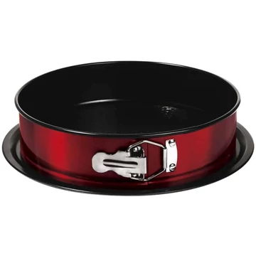 BERLINGER HAUS BH/1546A Kör alakú tortaforma, 26x6,8cm, Metallic Line Burgundy Edition