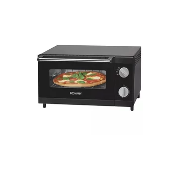 Bomann MPO 2246 fekete mini grillsütő, 800W