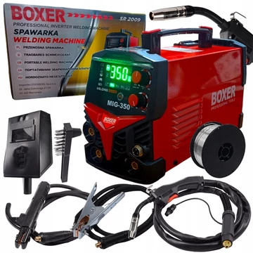 Boxer SR-2009 MIG és MMA Migomat fogyóelektródás-porbeles, IGBT inverteres hegesztőgép, 350A