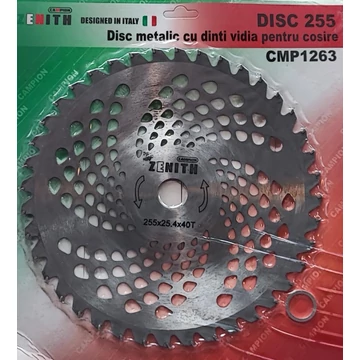 Campion Zenith CMP1263 bozótvágó tárcsa fűkaszához, M10, 255 mm