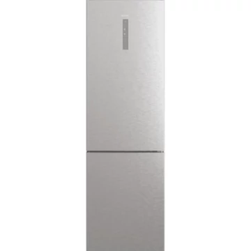 Candy CCE7T620EX alulfagyasztós kombinált hűtőszekrény, E energiaosztály, Total NO-FROST Circle+ technológia, 258 L hűtő, 119 L fagyasztó kapacitás, WiFi, LED kijelző, Inox