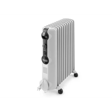 DeLonghi TRRS1120 9 tagú elektromos olajradiátor, 2000W, Hőfokszabályozó, 3 fűtési fokozat, Termosztát, Túlmelegedés elleni védelem, Szürke