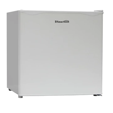 Dimarson DM 50 egyajtós mini hűtőszekrény, F energiaosztály, 46 Liter hűtő, 4 Liter fagyasztó, Fehér