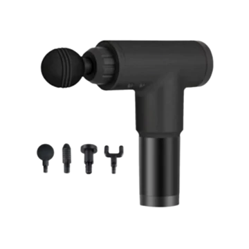 Fascial KH320 Akkumulátoros masszázs pisztoly, Rezgési szintek: 6 fokozat, Masszázsfejek száma: 4 db, Akkumulátor típusa: Lítium