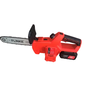 Flinke FK-8080 Akkumulátoros kompakt láncfűrész, 30.48 cm vágólap, 2 db 48 V/4000 mAh Li-ion akkumulátor, 1 db 45 szemű lánc, LED kijelző