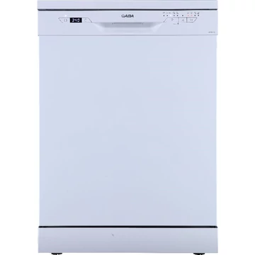 GABA GMDW-60W 14 terítékes fehér mosogatógép,  LCD kijelzős,  E-osztály