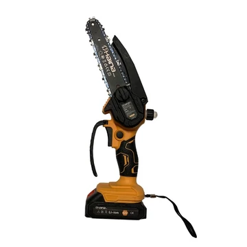 Haina H-6798 Akkumulátoros láncfűrész 2 db lánccal és 2db 62 V/4000 mAh akkumulátorral, 15.24 cm vágólap és lánc, 5 m/s láncsebesség, Olajtartály