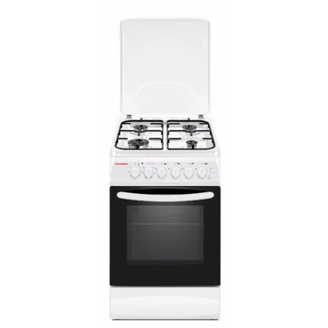 Hausmeister HM 5016 kombinált tűzhely légkeveréssel, 58L, 1800W, fehér színű