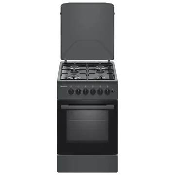 Hausmeister HM 5025 Hőlégkeveréses kombinált tűzhely, A energiosztály, 1800 W, Matt fekete színű