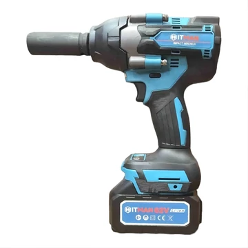 Hitman HT-IWS-1250X Pro Nagy Kapacitású Akkumulátoros Ütvecsavarozó, 1250 Nm, 62 V, 4000 mAh, 2800 fordulat/perc, 3200 ütési frekvencia