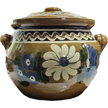 Korondi cserépedények 6 l mázas főzőedény  KOR01 (Többféle motivummal)