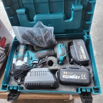 MAT-RIXX MAX M1232 Nagy Kapacitású Akkumulátoros Ütvecsavarozó, 1050 Nm, 88 V, 5000 mAh, 3000 fordulat/perc, 4800 ütési frekvencia