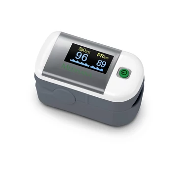 Medisana PM 100 pulzoximéter, Oled kijelző, Automatikus kikapcsolás, Fehér-Szürke