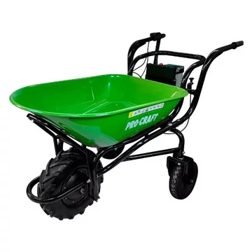 Procraft PWB260 Akkumulátoros talicska, 280 W, 6 km/h max sebesség, 260 kg max. terhelhetőség, 100 L testtérfogat, 5 óra üzemidő, Elektromos fék