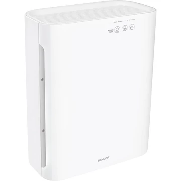 Sencor SHA 8400WH-EUE3 Légtisztító, 55W, Automata kikapcsolás, Szén- és HEPA szűrő, UV-C sugár, 25m2-ig, Fehér