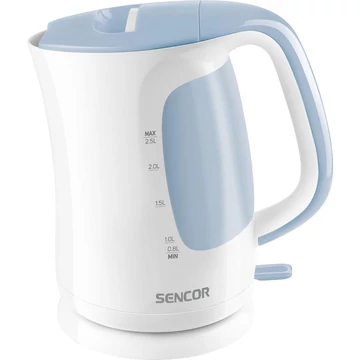 Sencor SWK 2510WH Vízforraló 2.5 L, 2200 W, 360°-os STRIX középcsatlakozó, Fehér