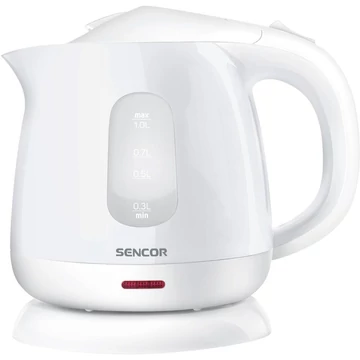 Sencor SWK 1010WH Vízforraló, 1 L, 1100W, Rejtett fűtőszál, Fehér