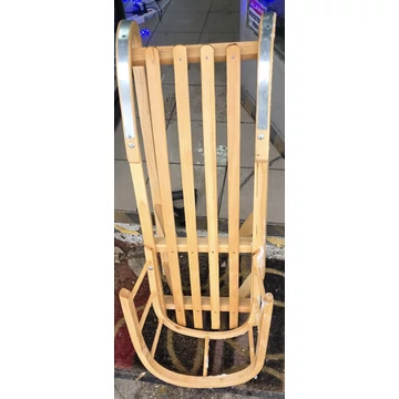 FA SZÁNKÓ HÁTTÁMLÁVAL (LEVEHETŐ), 2 SZEMÉLYES, NATÚR