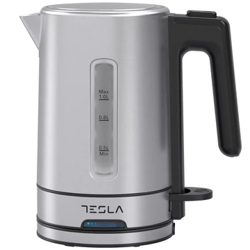 TESLA KT450BX Vízforraló 2200W, 1L Inox //2025.12.10-IG ÉRVÉNYESEK AZ ÁRAK, A KÉSZLET EREJÉIG!//