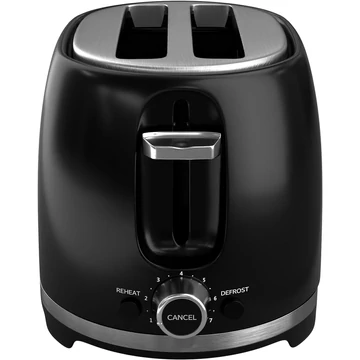 Tesla TS200BX Kenyérpirító, 850W, Fekete-Inox //2025.12.10-IG ÉRVÉNYESEK AZ ÁRAK, A KÉSZLET EREJÉIG!//