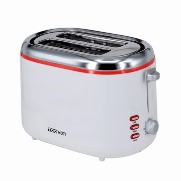 TOO TO-343-WR 850W 2 szeletes kenyérpirító, 220-240 V/50/60 Hz, fehér