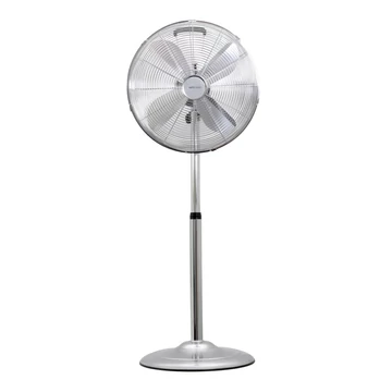 TOO FANS-40-114-M Fém álló ventilátor, 50 W, 40 cm lapátátmérő, 3 Sebességfokozat, Oszcillációs mód, Állítható magasság 100–130 cm