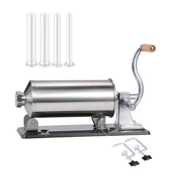 Vanessa  KY-2006PA hurkatöltő és kolbásztöltő gép, 4 Kg. rozsdamentes acél 