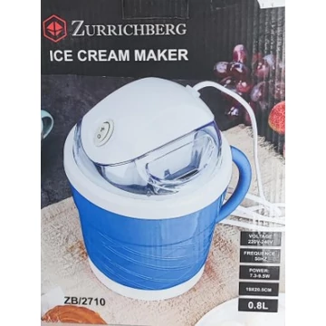 Zurrichberg ZB/2710K fagylaltgép, 9.5 W, 0.8 liter, Kék