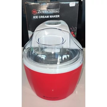 Zurrichberg ZB/2712 fagylaltgép, 9.5 W, 1.2 liter, digitális LCD kijelző, Piros