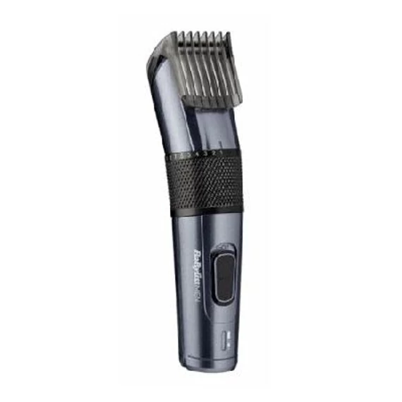 BaByliss E976E Vezeték/vezeték nélküli hajvágó, Titánium penge, Szürke/Fekete
