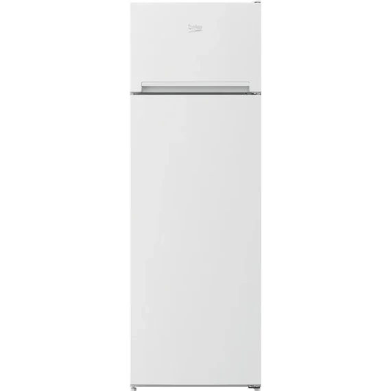 Beko RDSA280K40WN Felülfagyasztós kombinált hűtőszekrény E, 204L/46L, Nofrost nélkül, 37 dB, Fehér