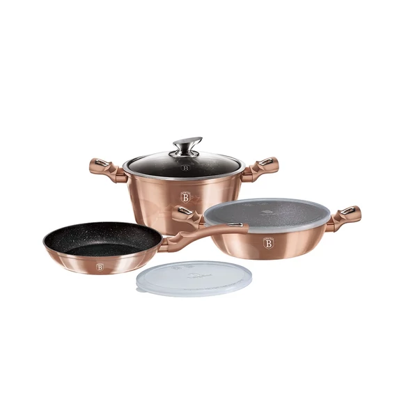 Berlinger Haus BH-7047 Rose Gold Collection 6 részes edénykészlet