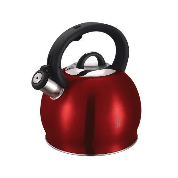 BERLINGER HAUS BH/1074N Teáskanna, 3 L, Metallic Line Burgundy Edition