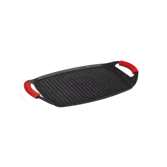 BERLINGER HAUS BH/6182 Grill sütőlap, 47cm, Metallic Line Burgundy Edition