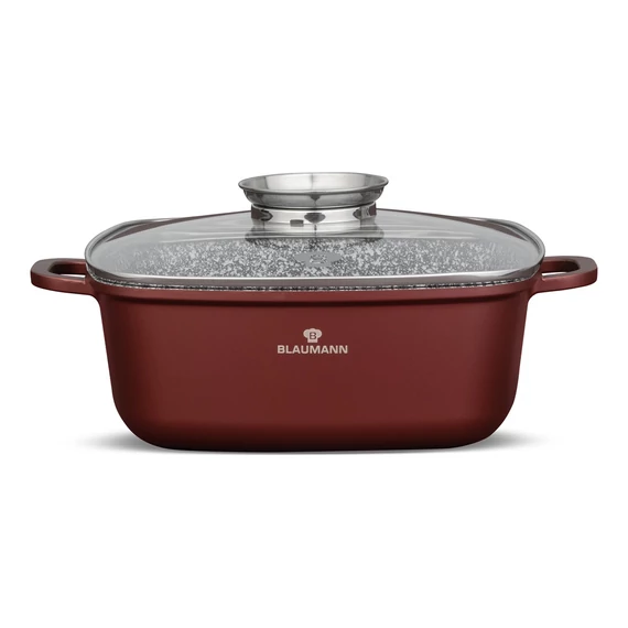 Blaumann BL-4094 6,5L Cerastone Collection 28 cm-es négyzet alakú edény fedővel, Bronz