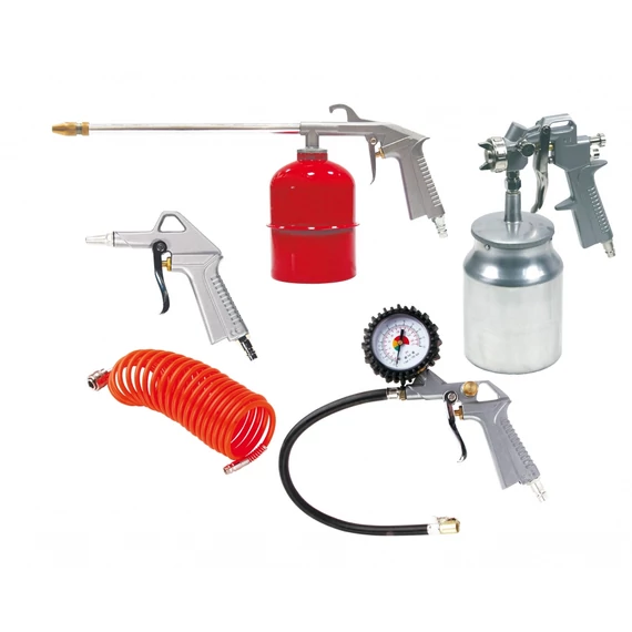 Univerzális 5 részes levegős szerszámkészlet kompresszorhoz