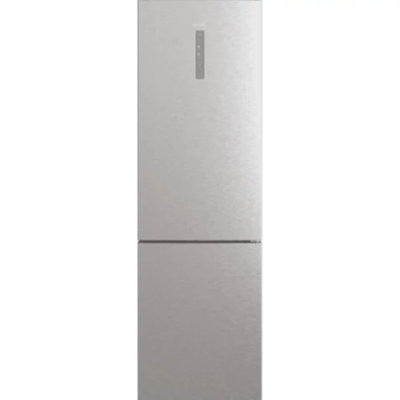 Candy CCE7T620EX alulfagyasztós kombinált hűtőszekrény, E energiaosztály, Total NO-FROST Circle+ technológia, 258 L hűtő, 119 L fagyasztó kapacitás, WiFi, LED kijelző, Inox