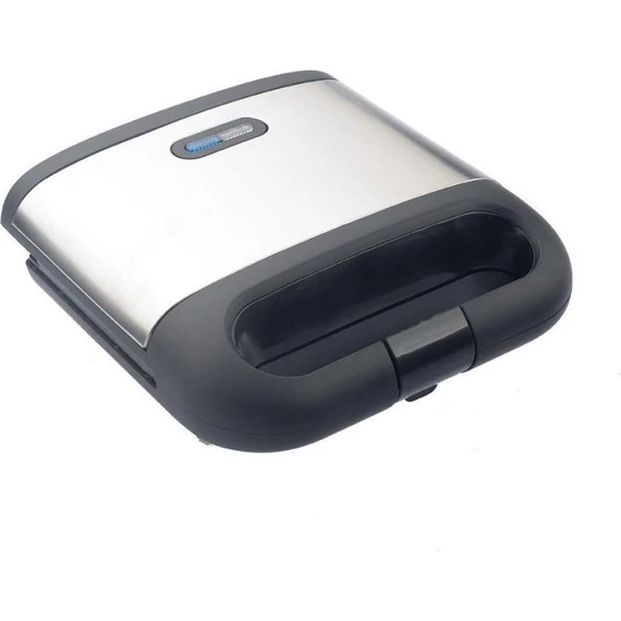 Daewoo DSM-9743 2 szeletes szendvicssütő, 800 W, tapadásmentes, rozsdamentes acél gépház HÉTVÉGI AKCIÓ A KÉSZLET EREJÉIG