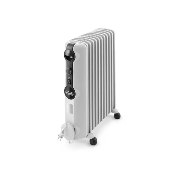 DeLonghi TRRS1120 9 tagú elektromos olajradiátor, 2000W, Hőfokszabályozó, 3 fűtési fokozat, Termosztát, Túlmelegedés elleni védelem, Szürke