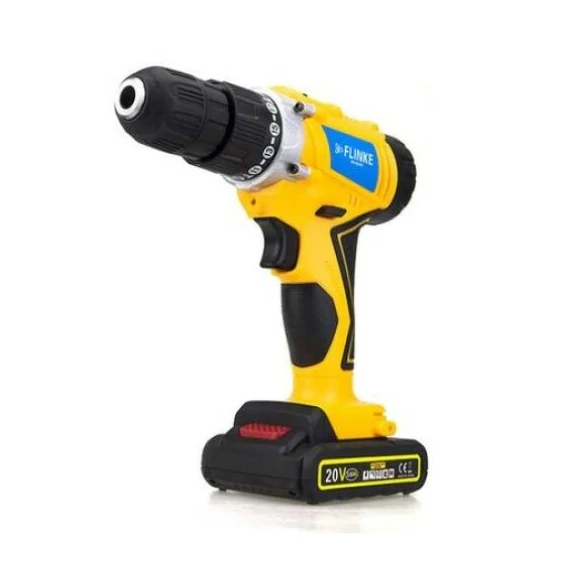 Flinke FK-8013 akkumulátoros fúró csavarozógép, 24 V, 78 részes, 2 db akkumulátorral, kofferben