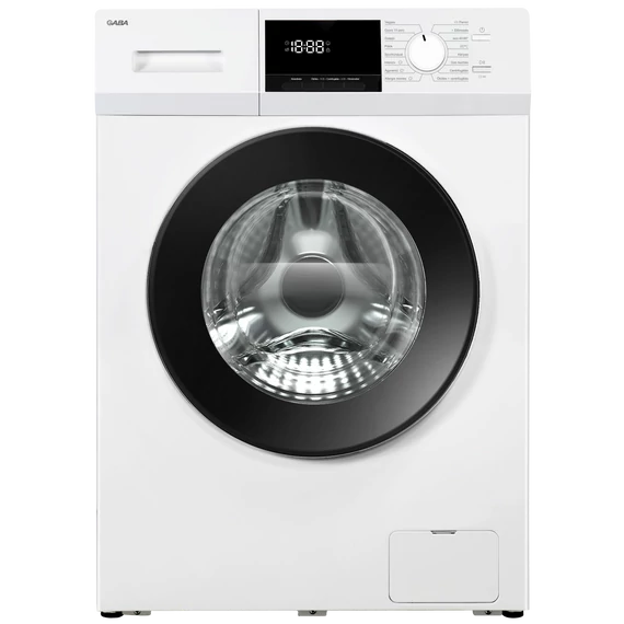 Gaba GTW-712A 7 kg-os elöltöltős szabadonálló mosógép, A energiaosztály, 1200 fordulat/perc, fehér