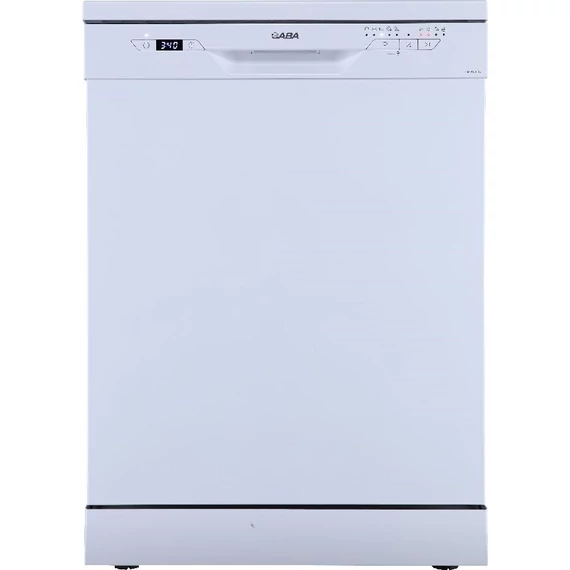 GABA GMDW-60W 14 terítékes fehér mosogatógép,  LCD kijelzős,  E-osztály