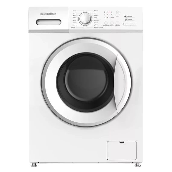 Hausmeister HM 2600 Mosógép, 6KG, 1000 fordulat, 2000W, E energiaosztály, Fehér