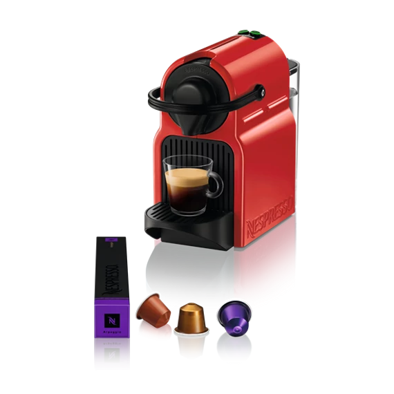 Krups XN100510 Nespresso Inissia piros kapszulás kávéfőző